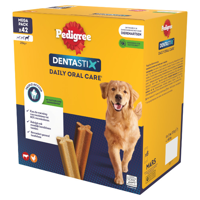 Pedigree Dentastix Large Hundesnacks für groβe Hunde über 25 kg