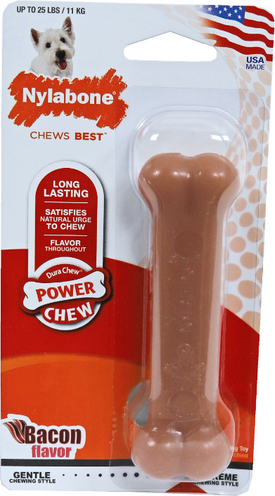 Nylabone Power Chew nylon kauwbot hond (baconsmaak)