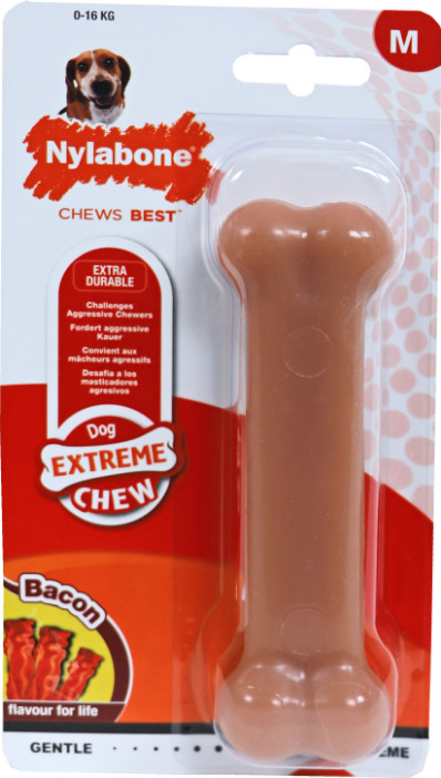 Nylabone Power Chew nylon kauwbot hond (baconsmaak)