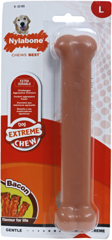 Nylabone Power Chew nylon kauwbot hond (baconsmaak)