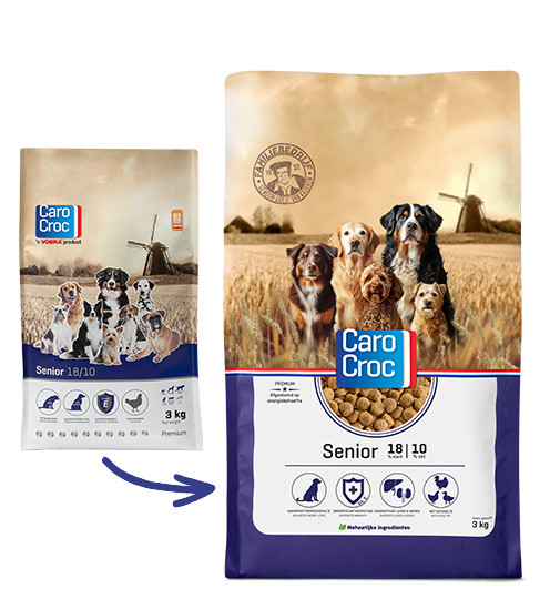 CaroCroc 18/10 Senior Hundefutter