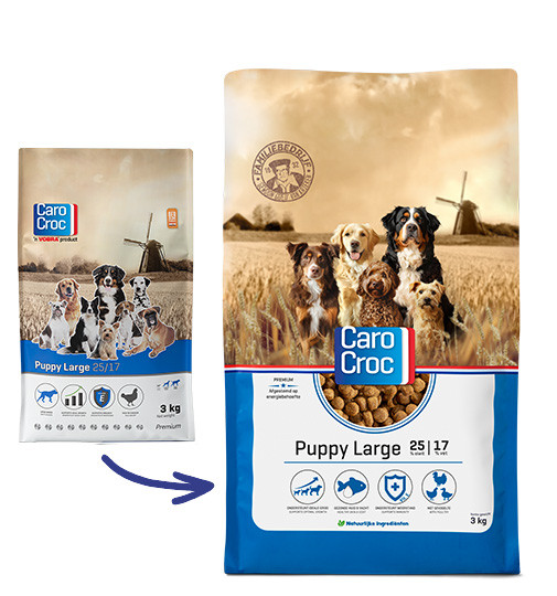 CaroCroc 25/17 Puppy Large (Junior) Hundefutter