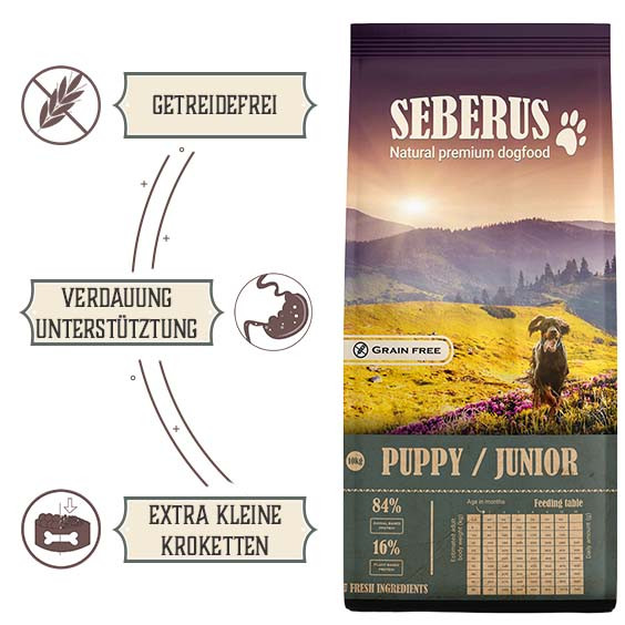 Seberus Puppy Junior Hundefutter