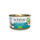 Schesir Thunfisch mit Bernsteinmakrele (Gelee) Nassfutter Katze (Dosen)