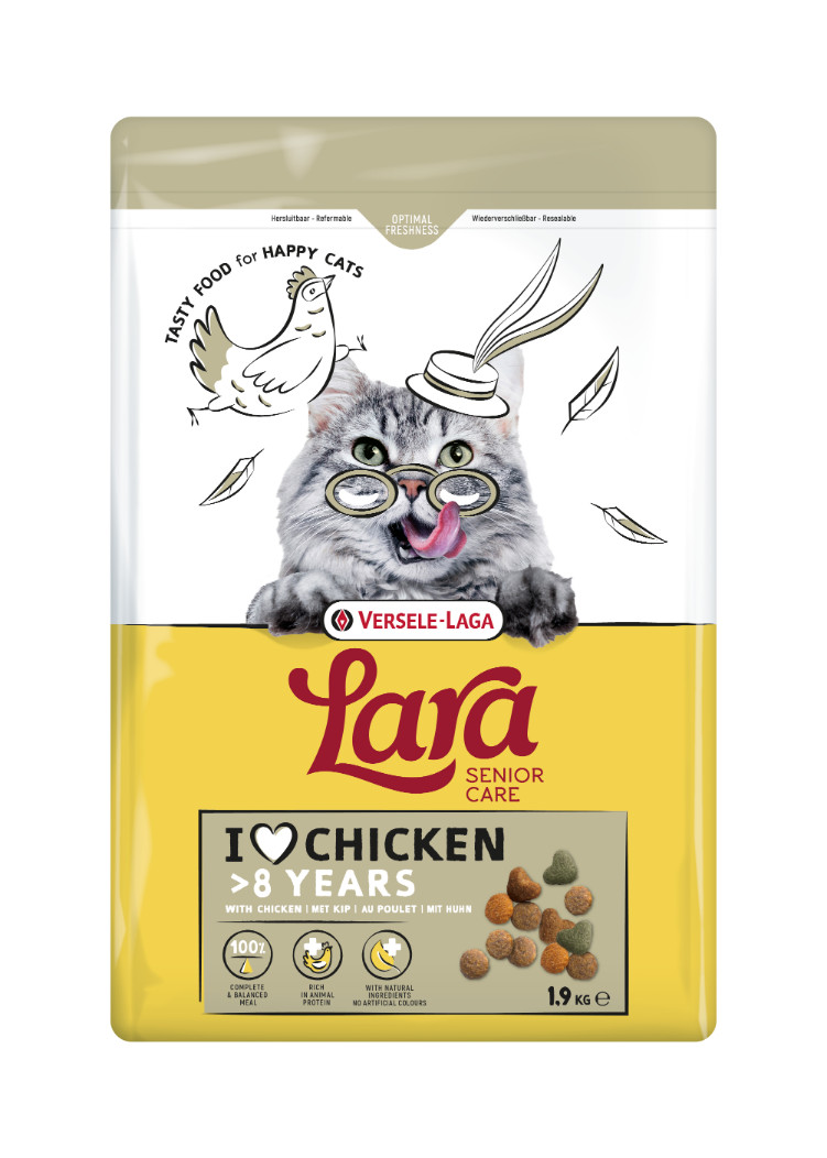Versele-Laga Lara Senior Huhn mit Pute Katzenfutter