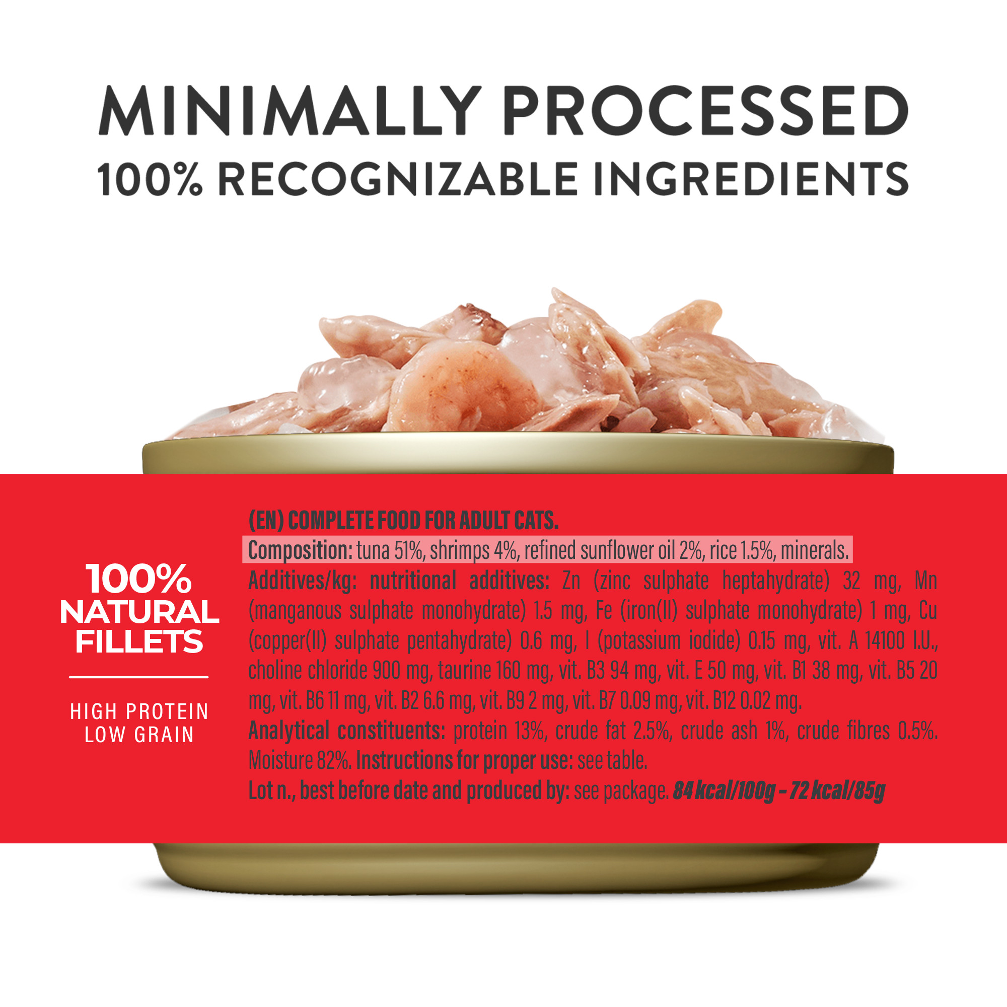 Schesir Tonijn met garnalen Schesir Tonijn met garnalen