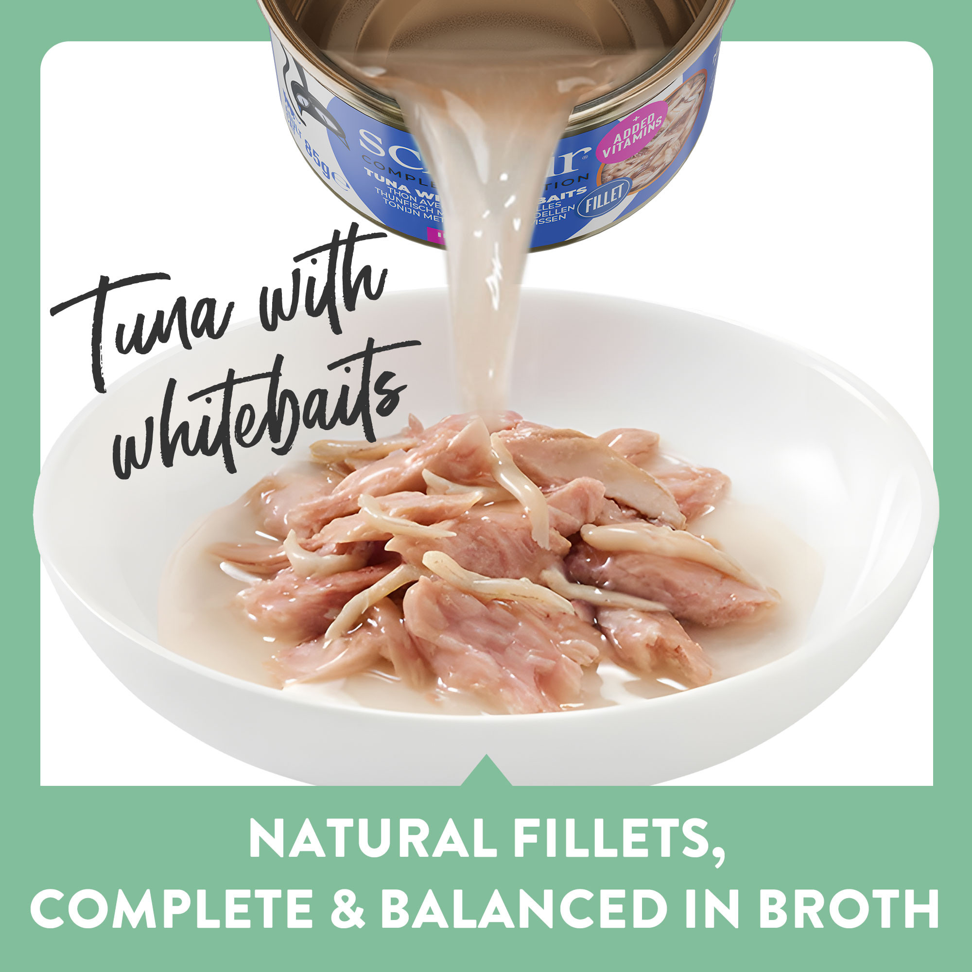 Schesir Thunfisch und kleinen Sardellen mit Reis natural style für Katzen