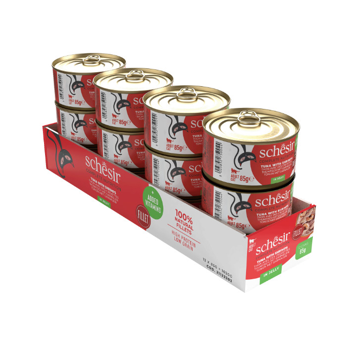 Schesir Tonijn met garnalen Schesir Tonijn met garnalen