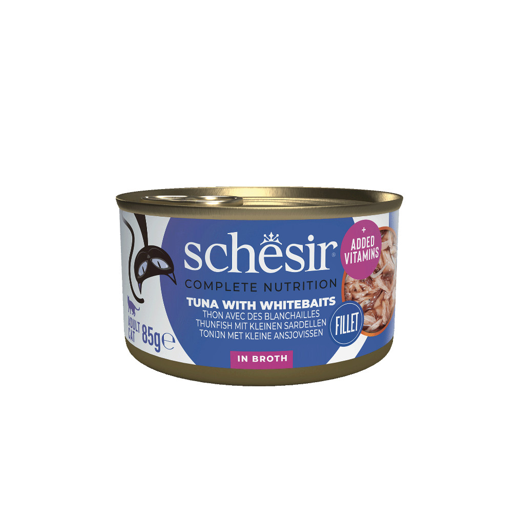Schesir Thunfisch und kleinen Sardellen mit Reis natural style für Katzen