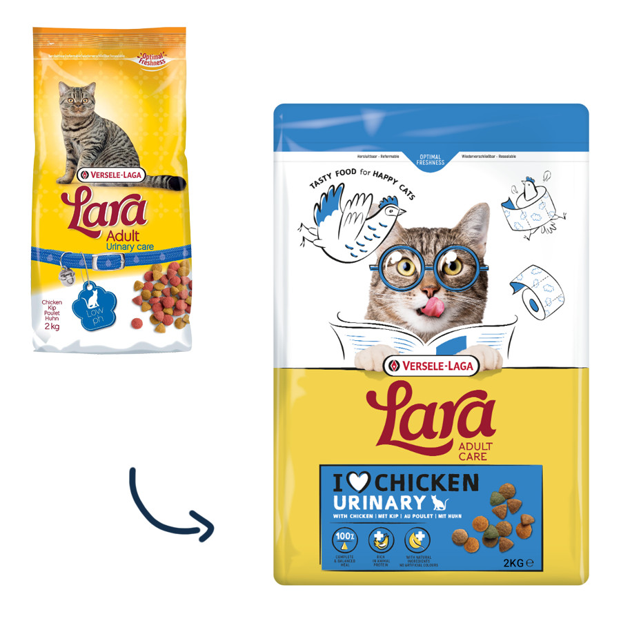 Versele-Laga Lara Adult Urinary Care mit Huhn Katzenfutter