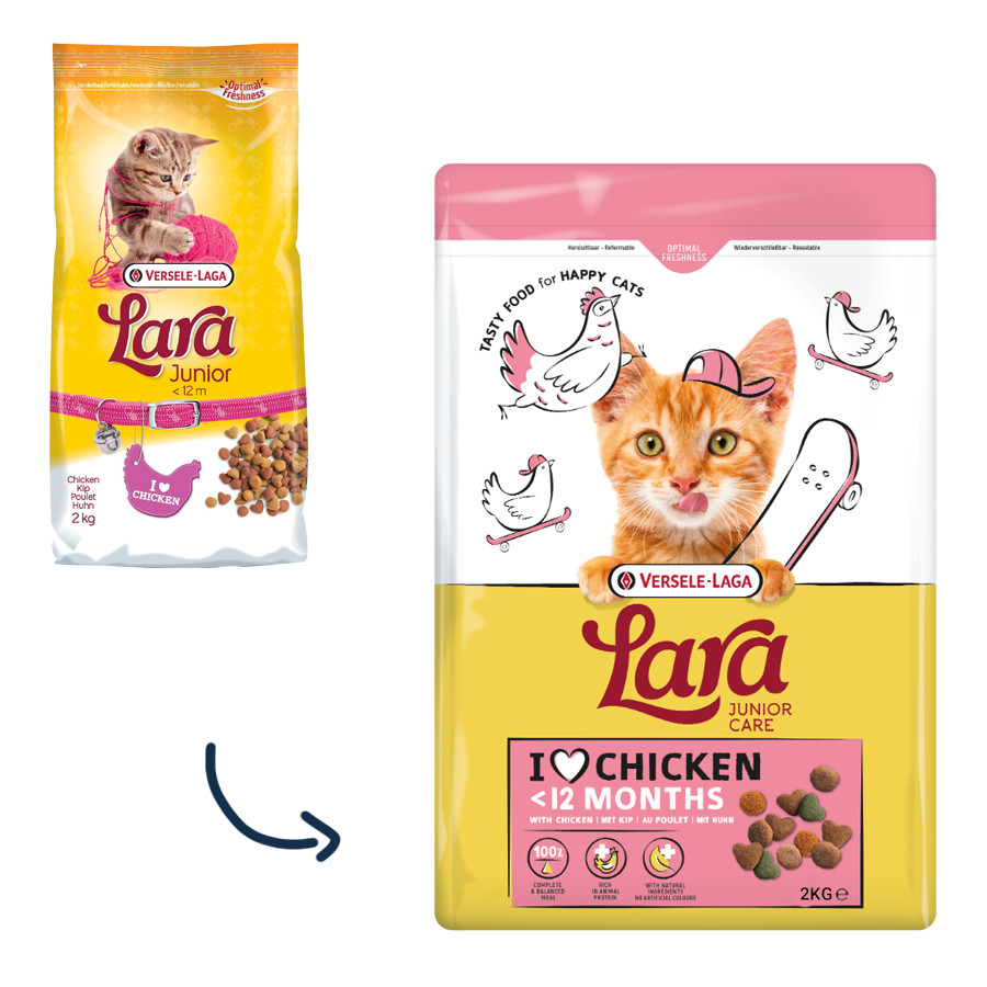 Versele-Laga Lara Junior Huhn Katzenfutter