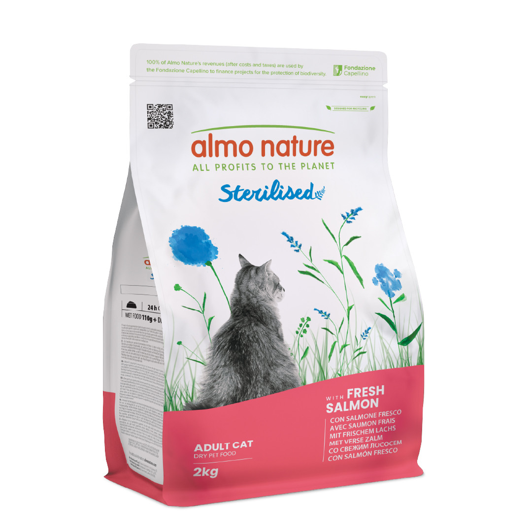 Almo Nature Sterilsed zalm kattenvoer