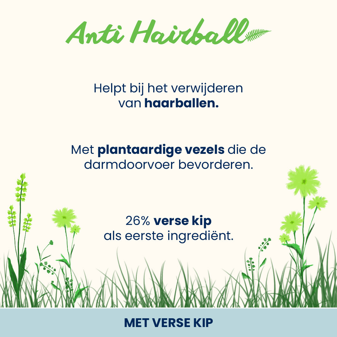 Almo Nature Anti-Hairball kip kattenvoer