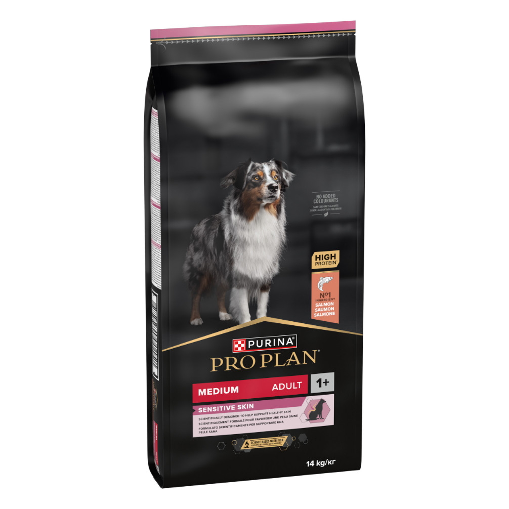 Pro Plan Medium Adult Sensitive Skin mit Lachs Hundefutter