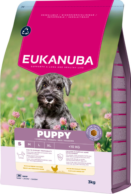 Eukanuba Growing Puppy Small Breed kip hondenvoer Eukanuba Growing Puppy Small Breed kip hondenvoer