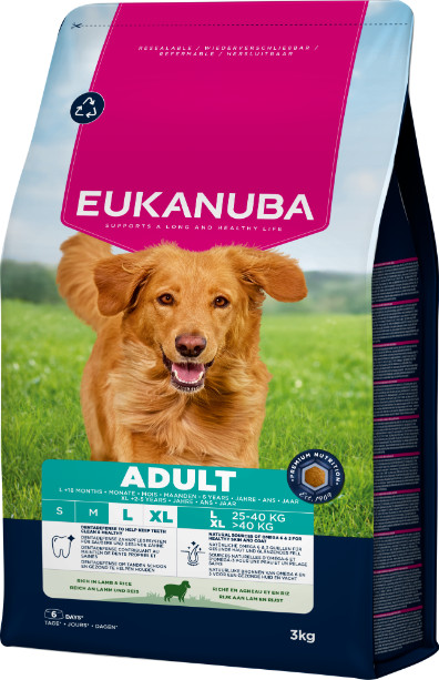 Eukanuba Adult Large mit Lamm & Reis Hundefutter