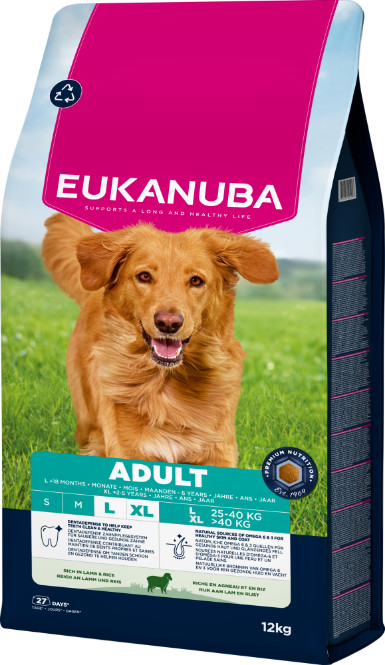 Eukanuba Adult Large mit Lamm & Reis Hundefutter