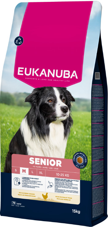 Eukanuba Caring Senior Medium Breed kip hondenvoer