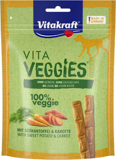 Vitakraft Vita Veggies Sticks kaassmaak hondensnack (80 g) Vitakraft Vita Veggies Sticks kaassmaak hondensnack (80 g)