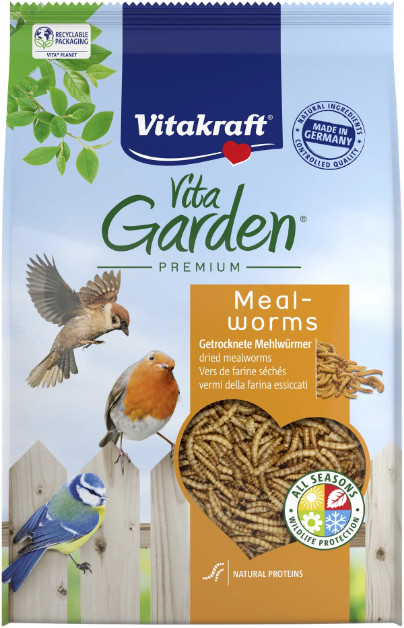 Mealworm To Go gedroogde meelwormen voor vogels