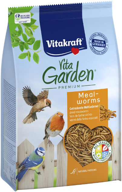 Mealworm To Go gedroogde meelwormen voor vogels