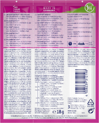 Vitakraft Catsticks Healthy mit Huhn & Katzengras Katzensnack
