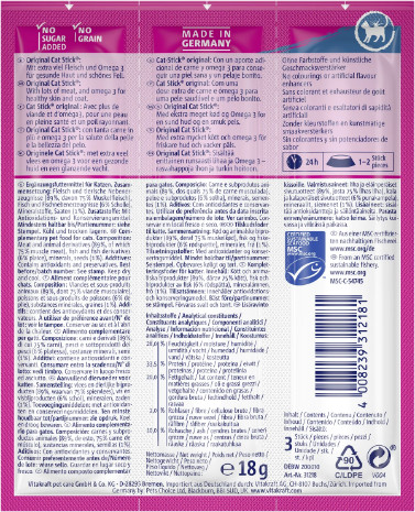 Vitakraft Catstick Healthy Scholle & Omega-3 Katzensnack