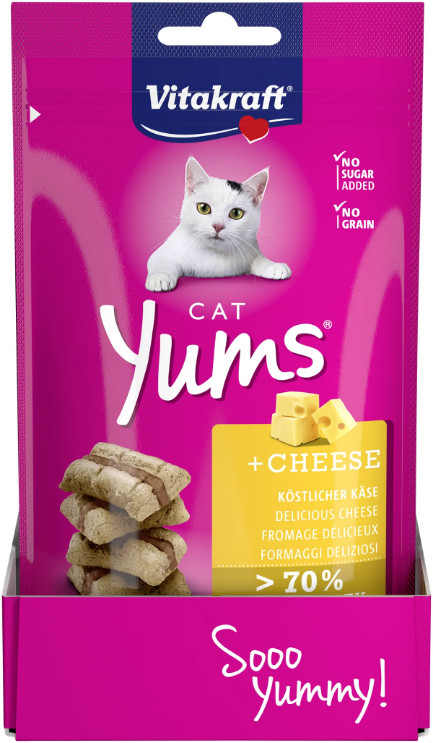 Vitakraft Cat Yums mit Käse Katzensnack (40 g)