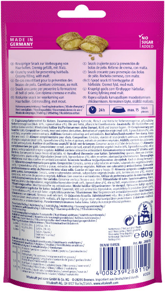 Vitakraft Crispy Crunch anti haarbal kattensnack (60 g) Vitakraft Crispy Crunch anti haarbal kattensnack (60 g)