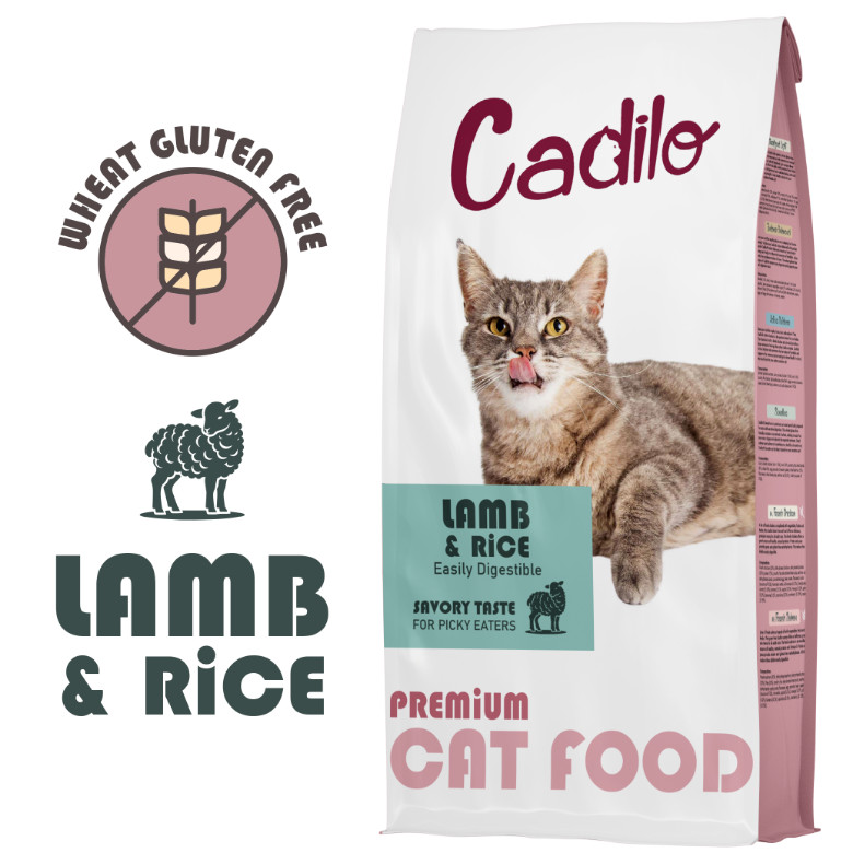 Cadilo Adult met lam en rijst - premium kattenvoer Cadilo Adult met lam en rijst - premium kattenvoer