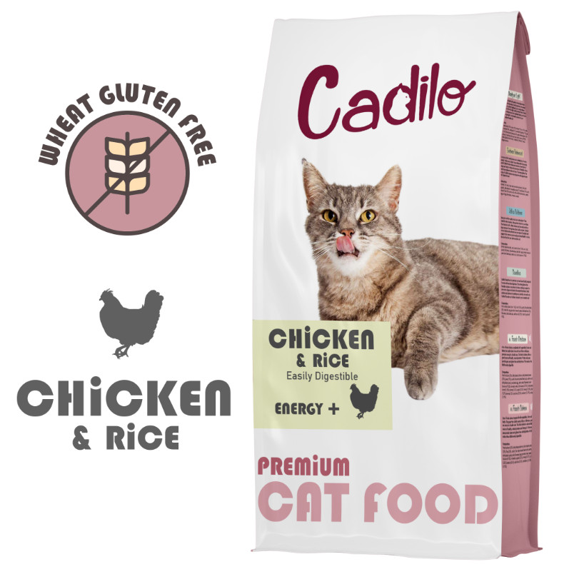 Cadilo Adult met kip en rijst - premium kattenvoer Cadilo Adult met kip en rijst - premium kattenvoer