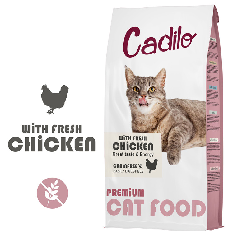 Cadilo Adult Grainfree w/Fresh Chicken - premium kattenvoer