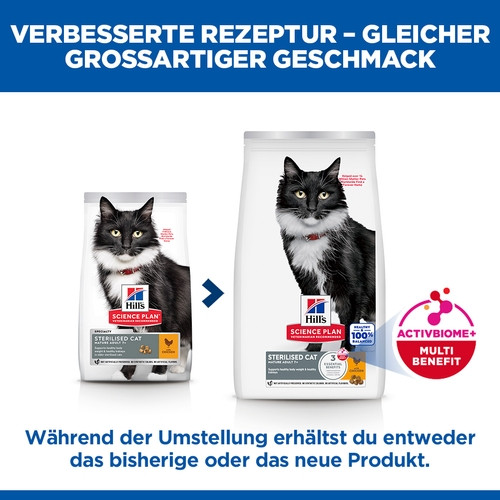 Hill's Mature Adult 7+ Sterilised Huhn Katzenfutter 