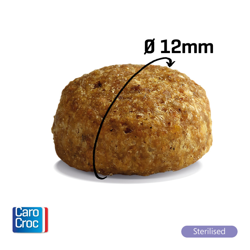 Carocroc 32/12 Sterilised mit Huhn Katzenfutter