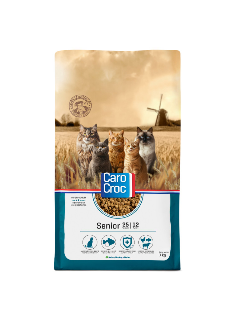 CaroCroc 25/12 Senior Katzenfutter