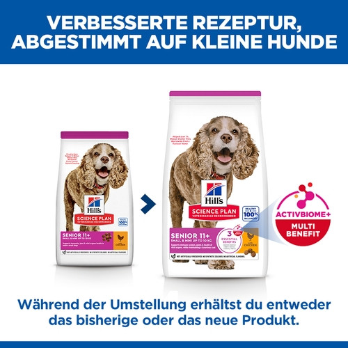 Hill's Senior 11+  Small & Miniature Kip hondenvoer