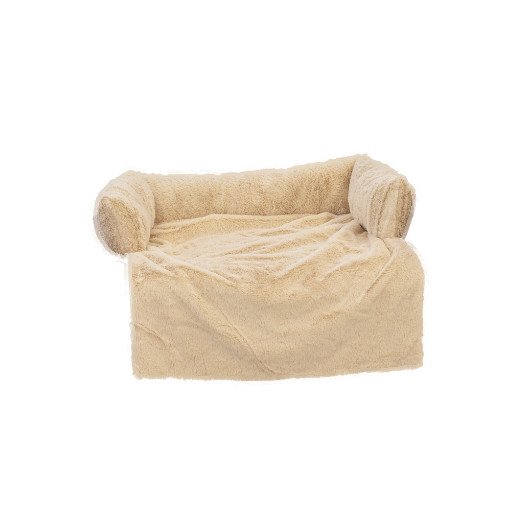 Brekz berlin Fleece Sofadecke für den Hund - beige
