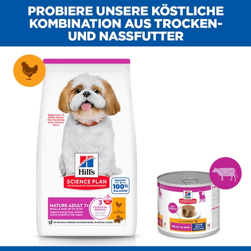 Hill's Mature Adult Small & Mini Huhn Hundefutter