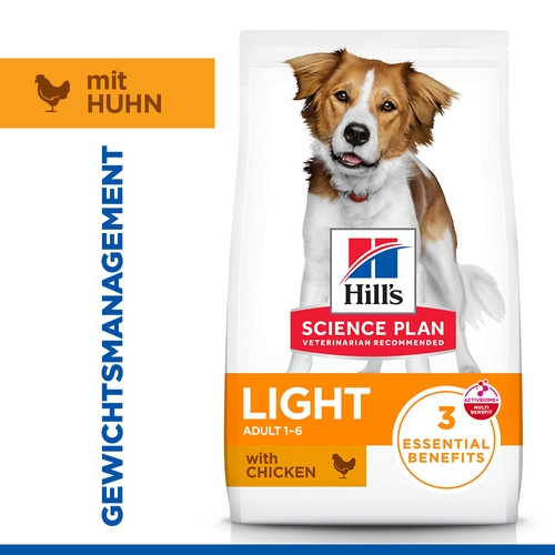 Hill's Adult Light Huhn Hundefutter 