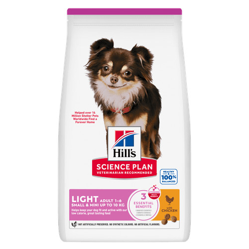 Hill's Adult Light Small & Mini Huhn Hundefutter