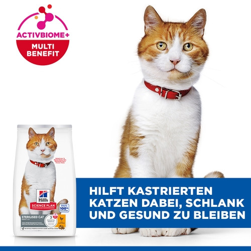 Hill's Young Adult Sterilised Huhn Katzenfutter 