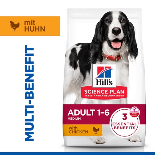 Hill's Adult Advanced Fitness Medium Huhn Hundefutter 