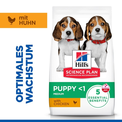 Hill's Puppy Healthy Development Medium Huhn Hundefutter 