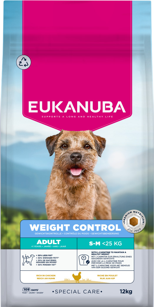Eukanuba Special Care Adult Weight Control Small/Medium Hundefutter