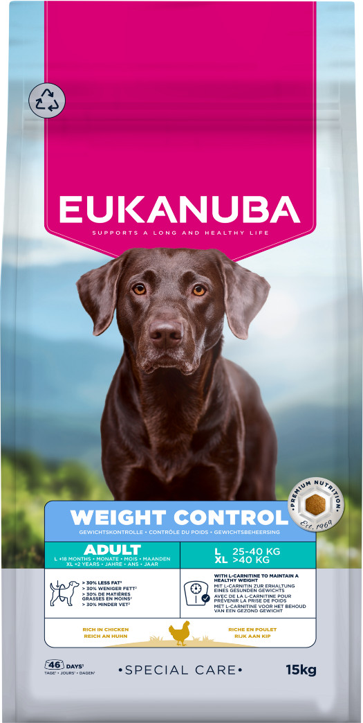 Eukanuba Special Care Adult Weight Control L/XL Groβe Rassen Hundefutter
