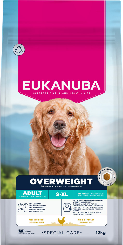 Eukanuba Special Care Adult Overweight Hundefutter für Übergewichtige Hunde