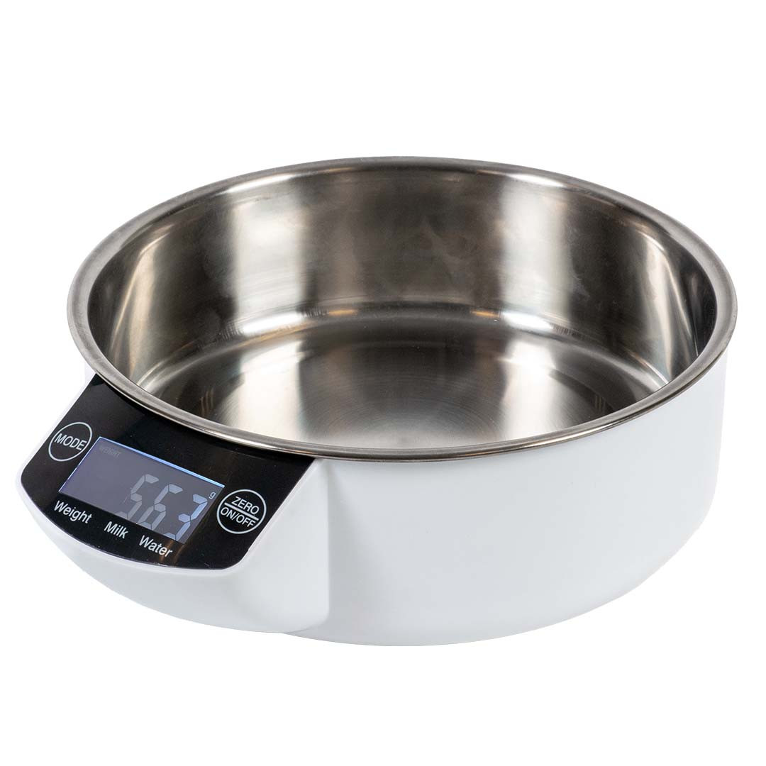 Smart bowl eetkom met digitale weegschaal voor hond en kat