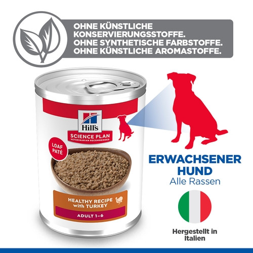 Hill's Adult Advanced Fitness Truthahn (in Dosen) Hundefutter 