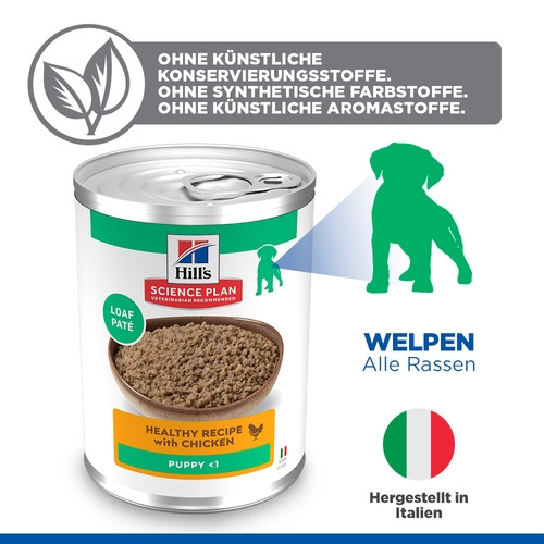 Hill's Puppy Healthy Development Huhn (in Dosen) Hundefutter 
