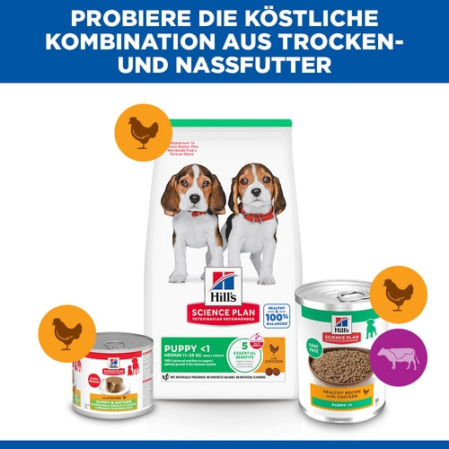 Hill's Puppy Healthy Development Huhn (in Dosen) Hundefutter 